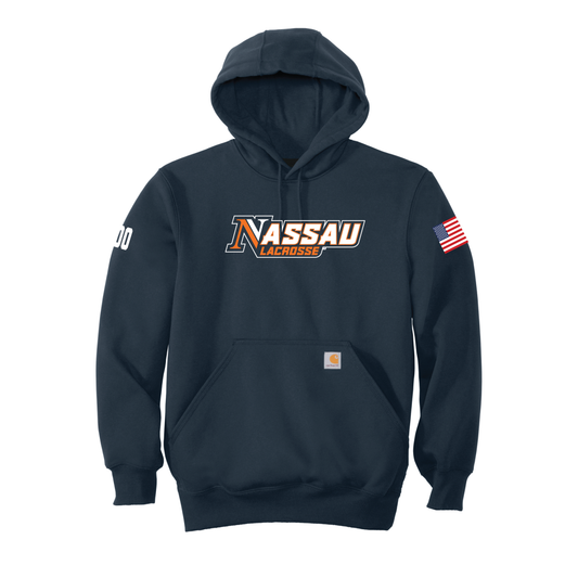 Nassau Lacrosse CarharttĀ® Rain DefenderĀ® Paxton Heavyweight Hooded Sweatshirt - CT100615