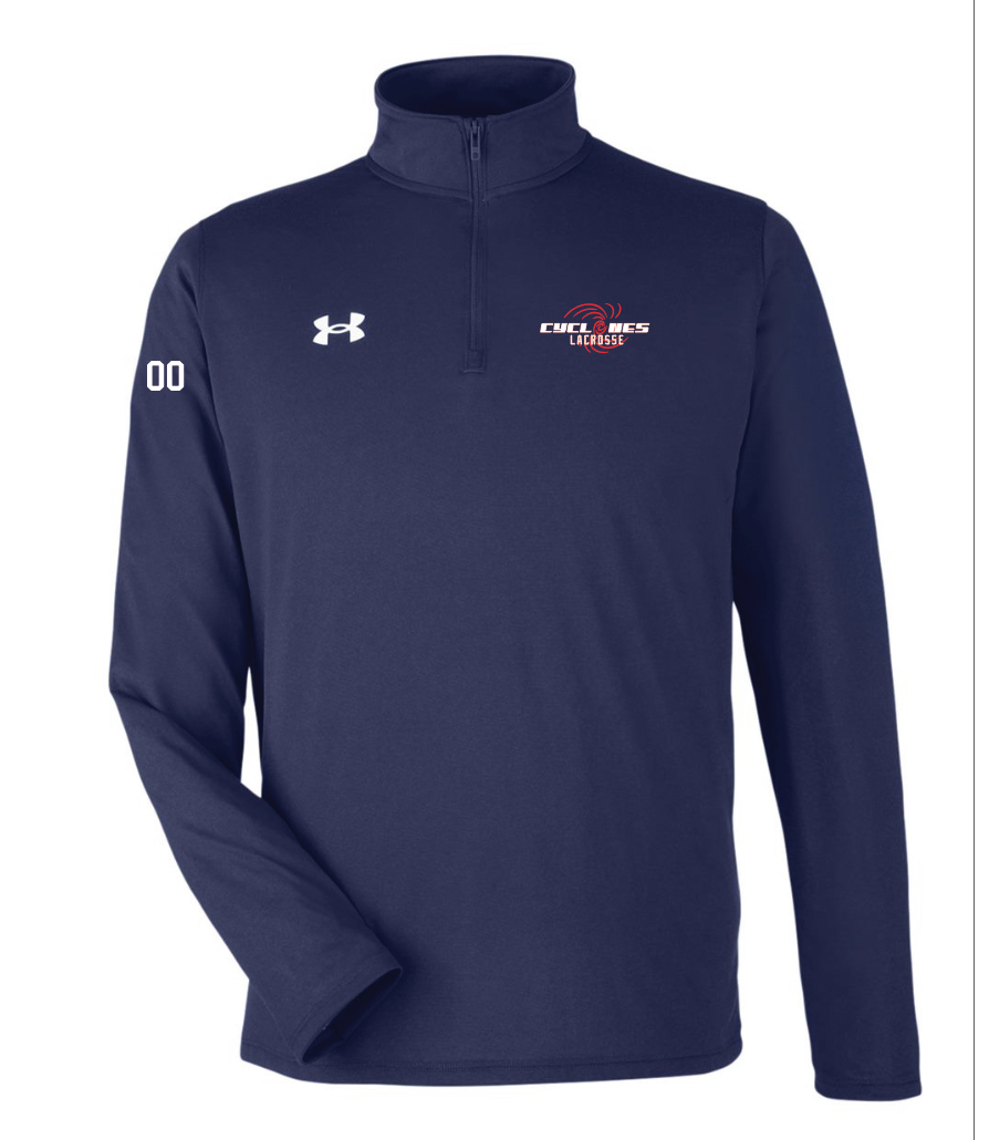 Embroidered Under Armour Men's Team Tech™ Quarter-Zip Pullover