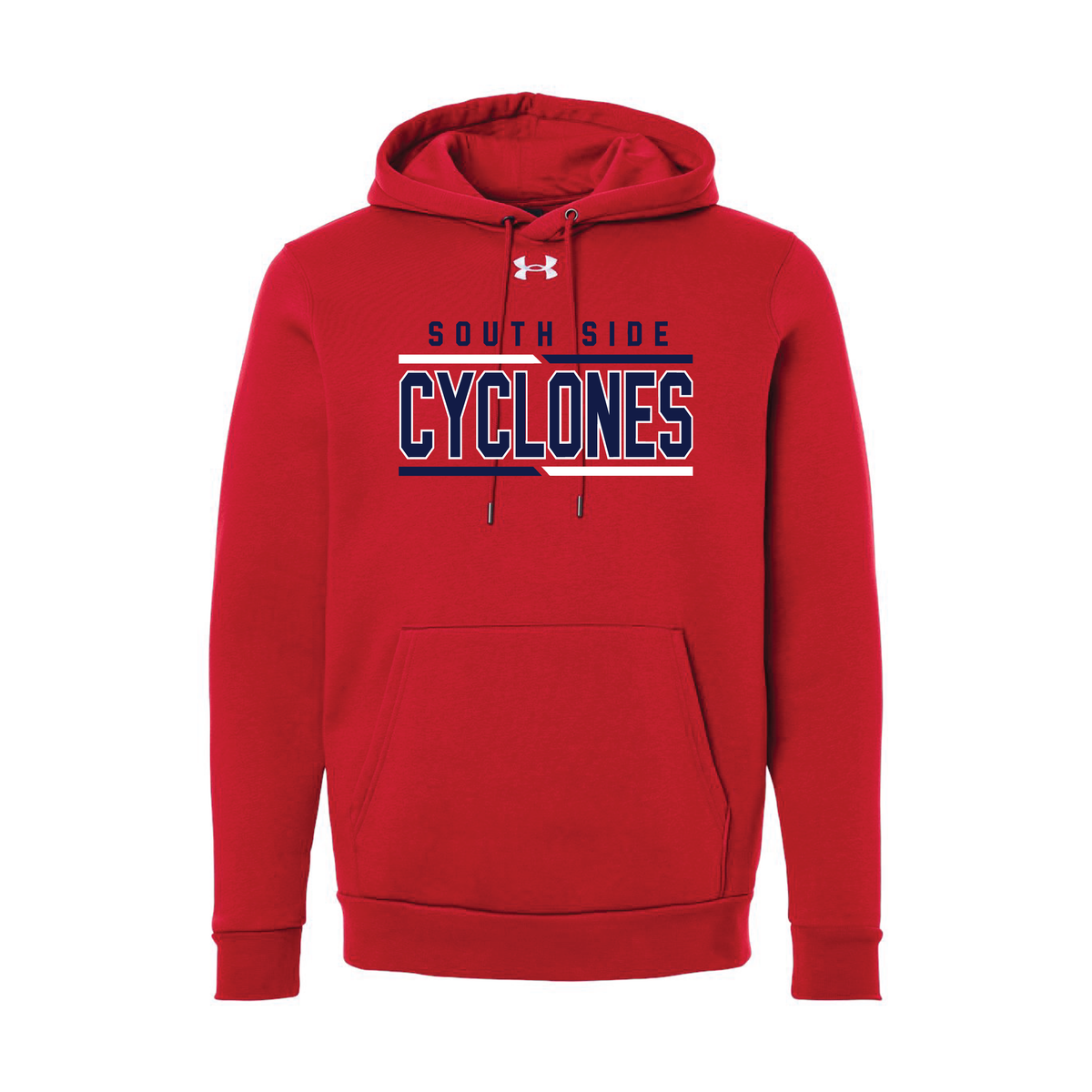 South Side Cyclones Under Armour Team Icon Fleece Hooded Sweatshirt - 6014161