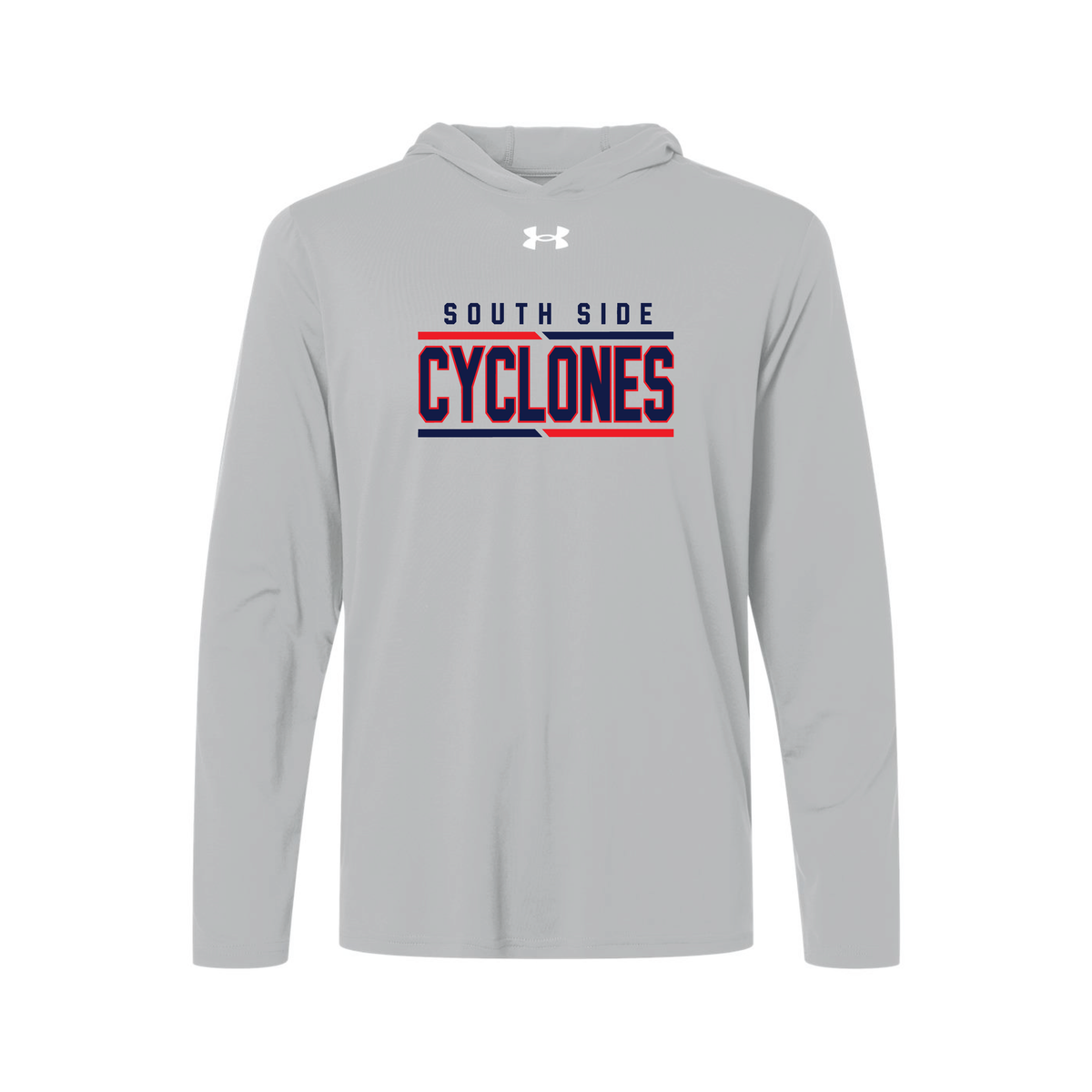 South Side Cyclones Under Armour Team Vanish Hooded Long Sleeve T-Shirt - 6014164