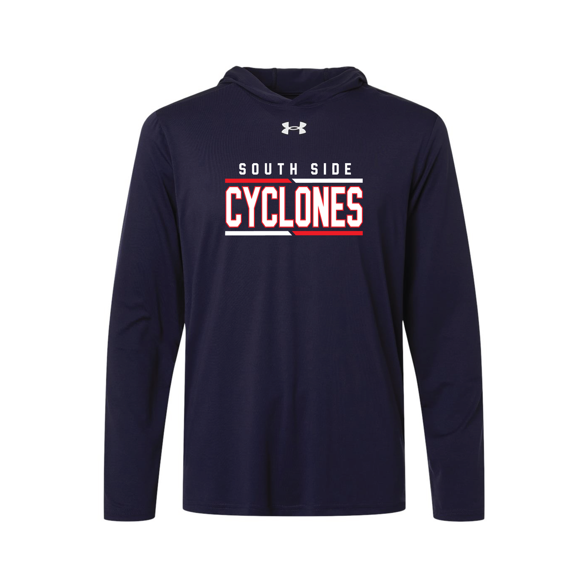 South Side Cyclones Under Armour Team Vanish Hooded Long Sleeve T-Shirt - 6014164