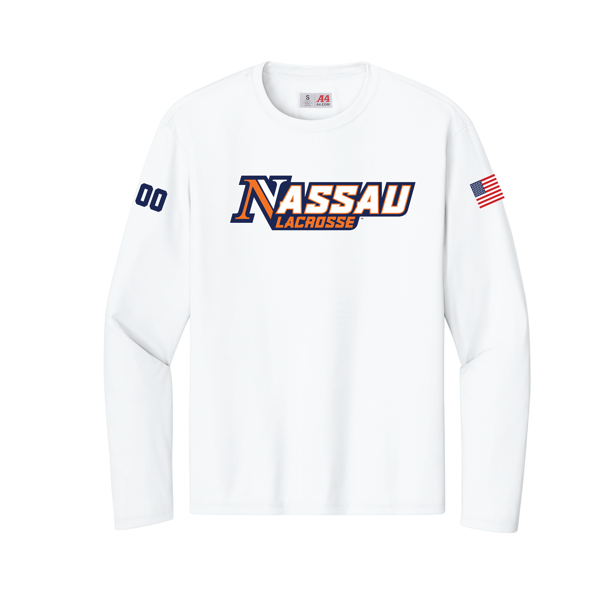 Nassau Lacrosse A4 Cooling Performance Long Sleeve Tee