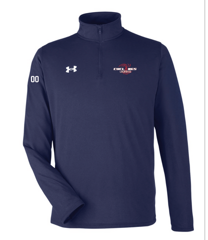 Embroidered Under Armour Men's Team Tech™ Quarter-Zip Pullover