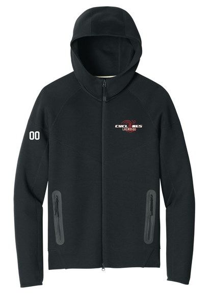 Embroidered Nike Tech Fleece Full-Zip Hoodie