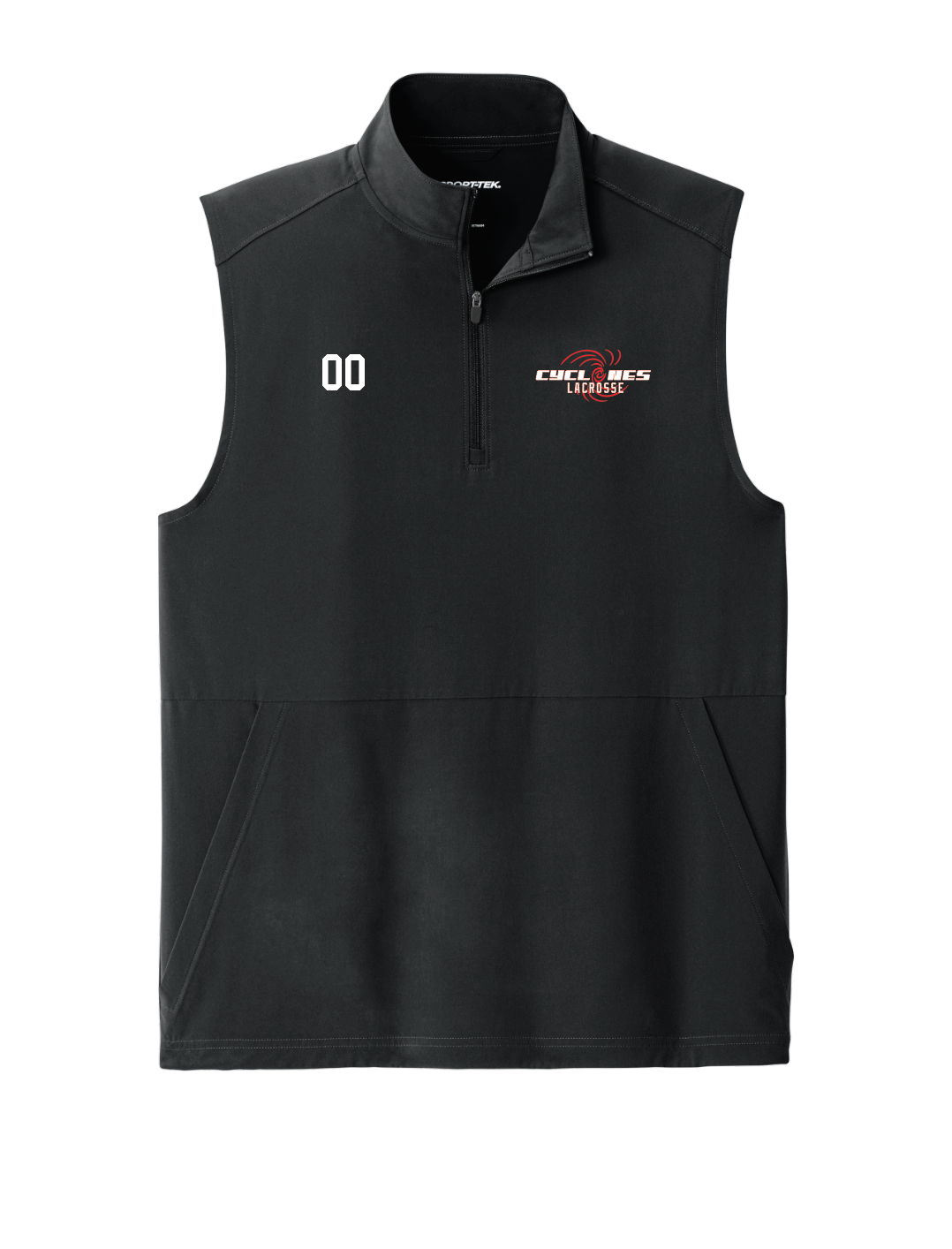 Embroidered Sport-Tek® Repeat 1/2-Zip Vest