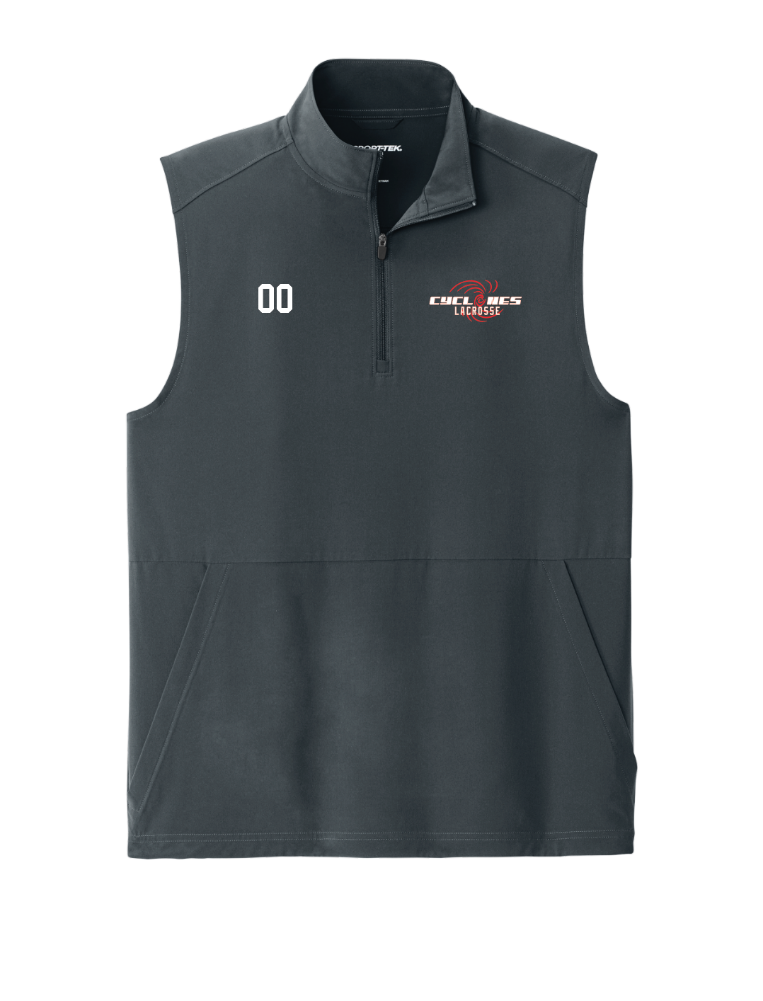 Embroidered Sport-Tek® Repeat 1/2-Zip Vest